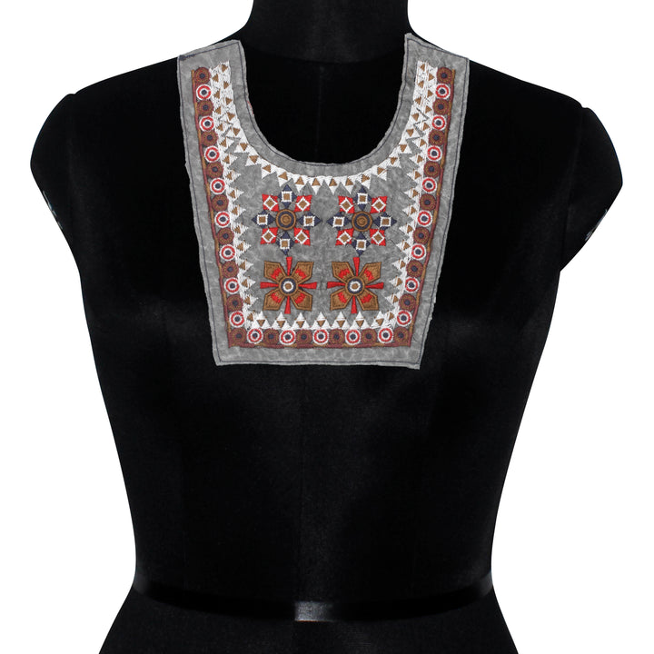 Embroidered Eden Style Ethnic Neckline