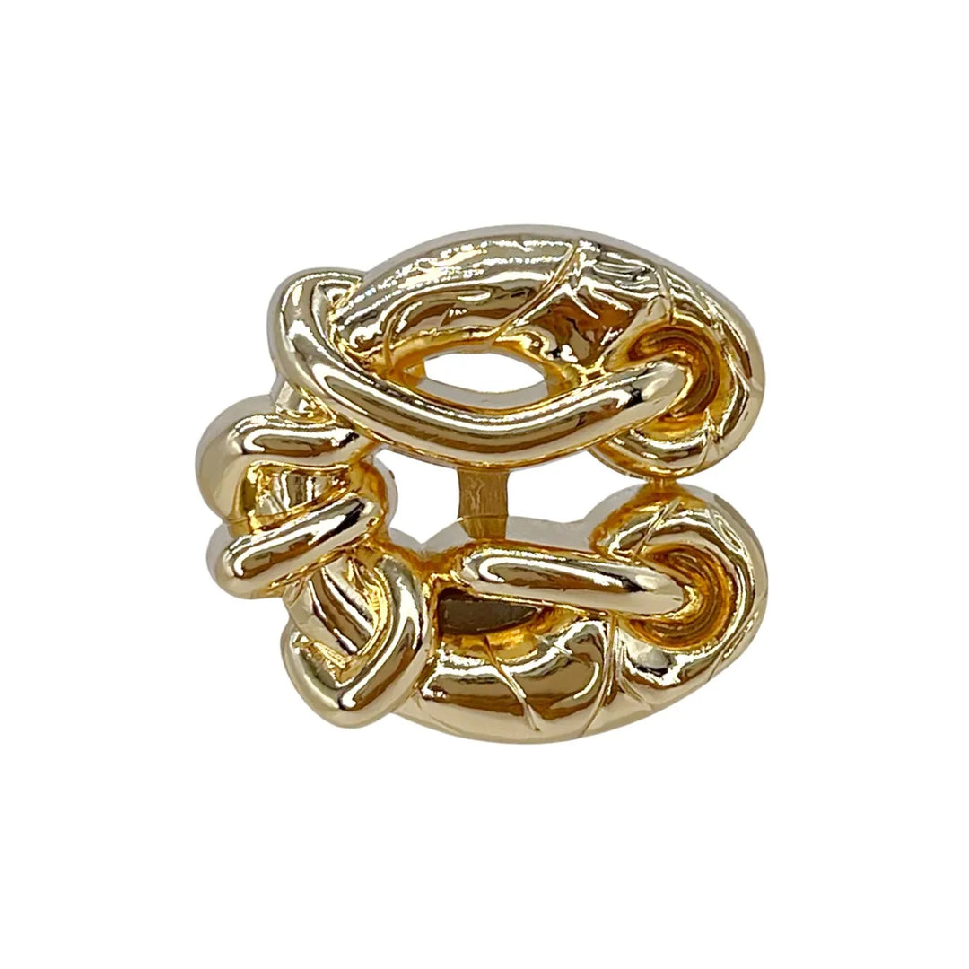 Chunky Chain Link Metal Button | 18mm(28L), 21mm(33L) & 25mm(40L)