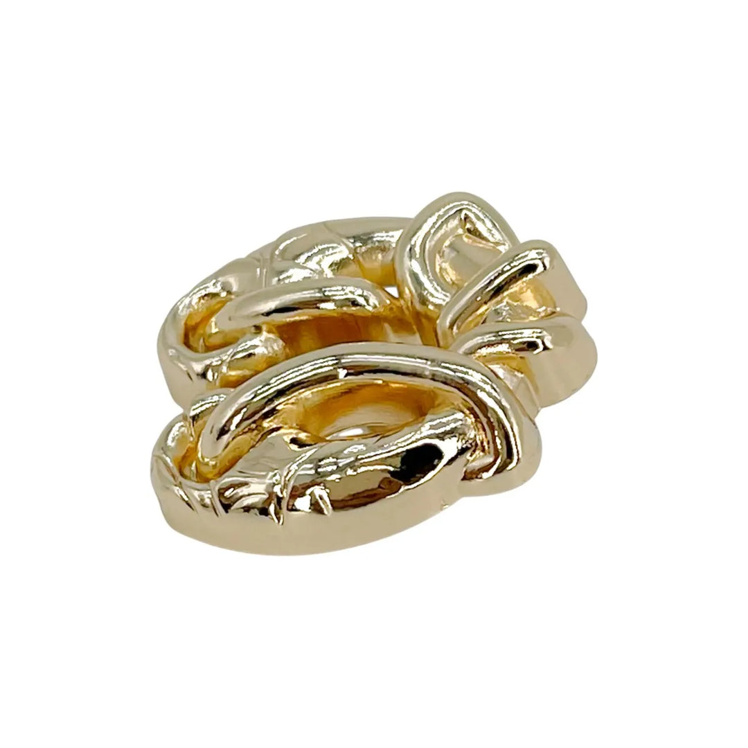 Chunky Chain Link Metal Button | 18mm(28L), 21mm(33L) & 25mm(40L)