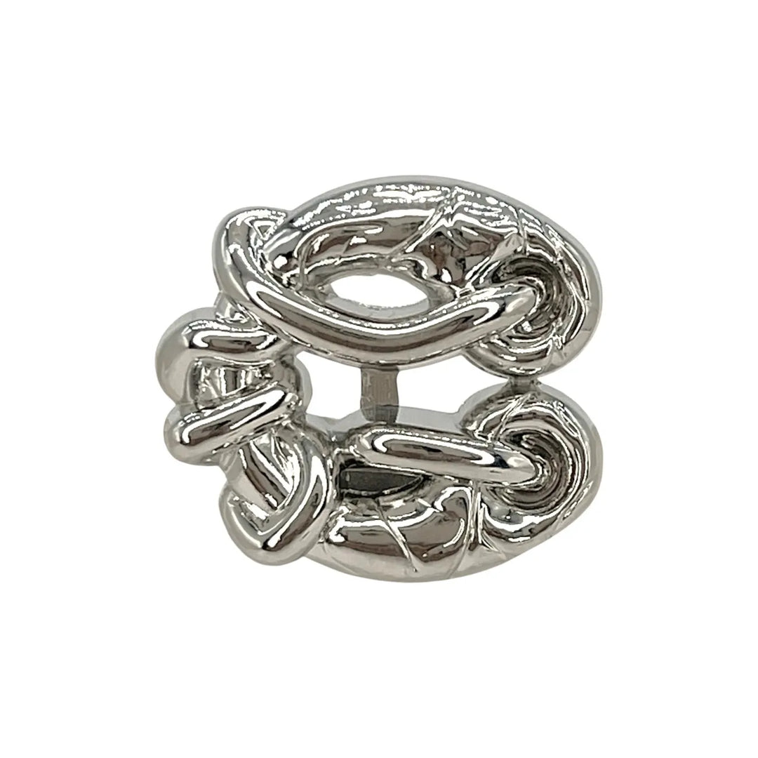 Chunky Chain Link Metal Button | 18mm(28L), 21mm(33L) & 25mm(40L)