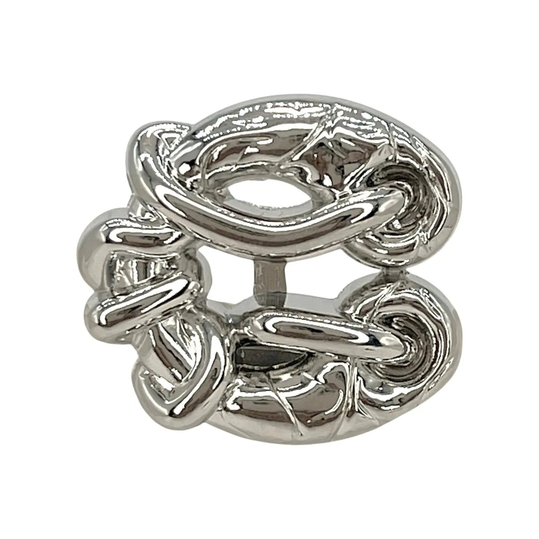 Chunky Chain Link Metal Button | 18mm(28L), 21mm(33L) & 25mm(40L)