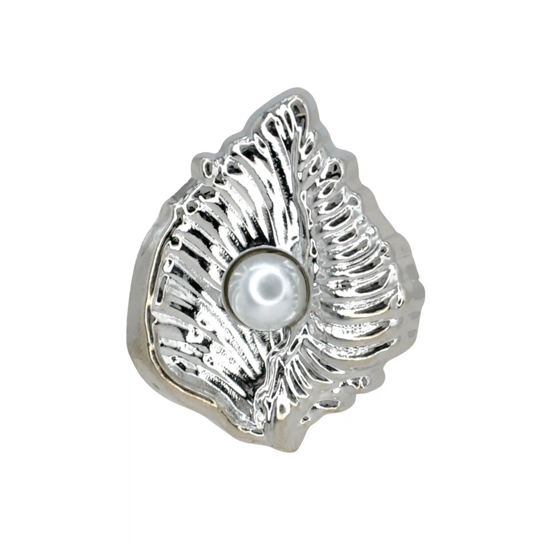 Scallop Shell Stud Pearl Button | 28mm, 23mm & 18mm