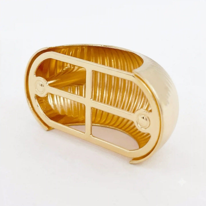 Ribbed Oval Slider Buckle