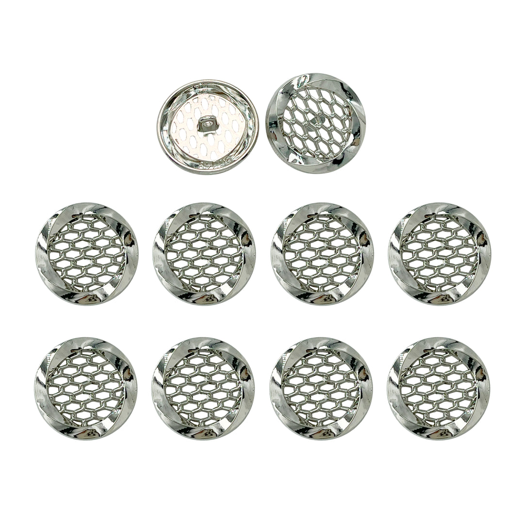 Honey Comb Metal Buttons