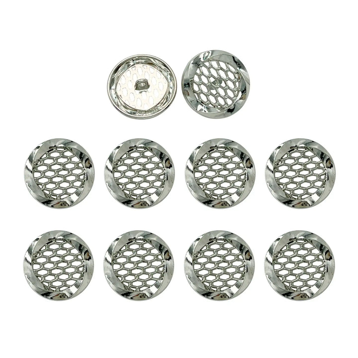 Honeycomb Metal Buttons | 15mm, 18mm & 23mm