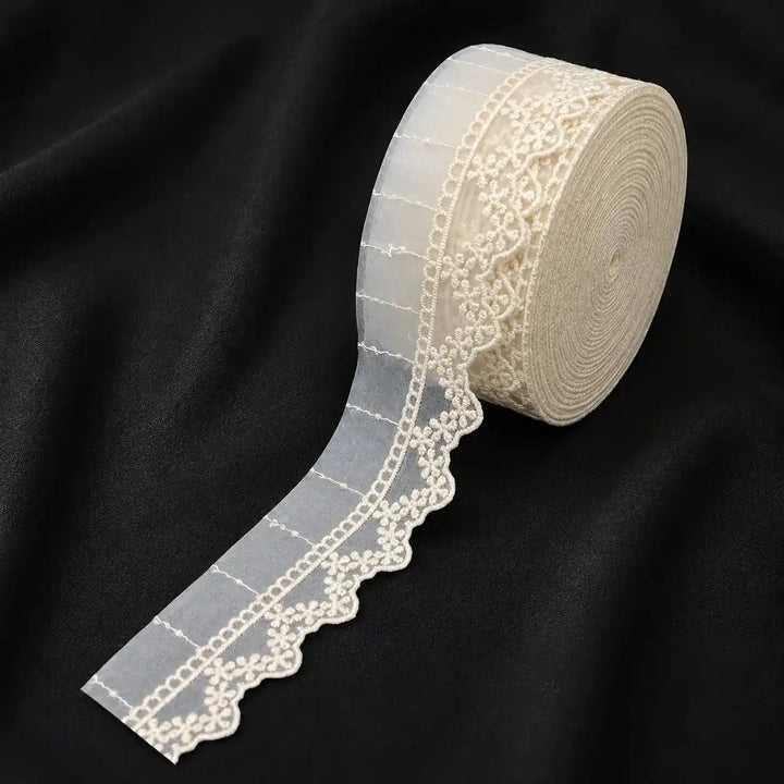 Scallop Edge Net Organza Lace | 2 Meters | CE-4