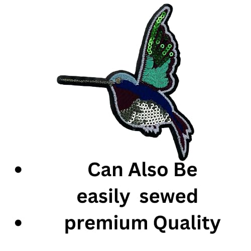 Sequins Humming Bird Patch