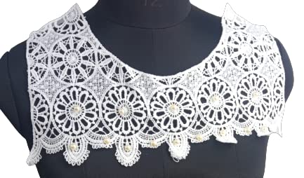 Round Neck Floral Cutout Lace