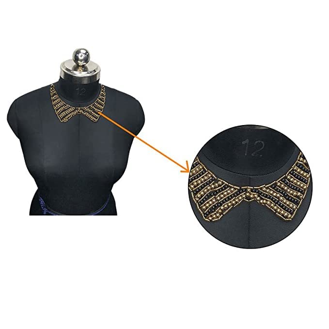 Beaded Collar Neckline
