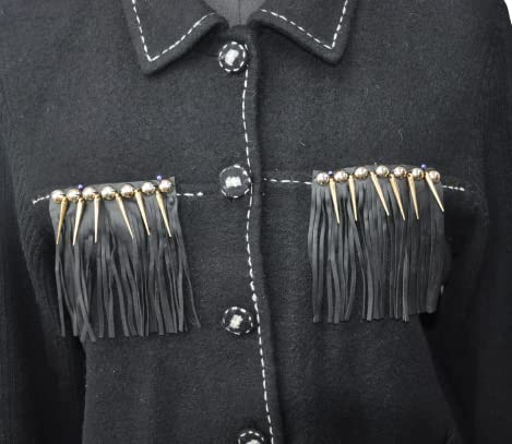 Spikes Tassel Sew Patch Epaulet