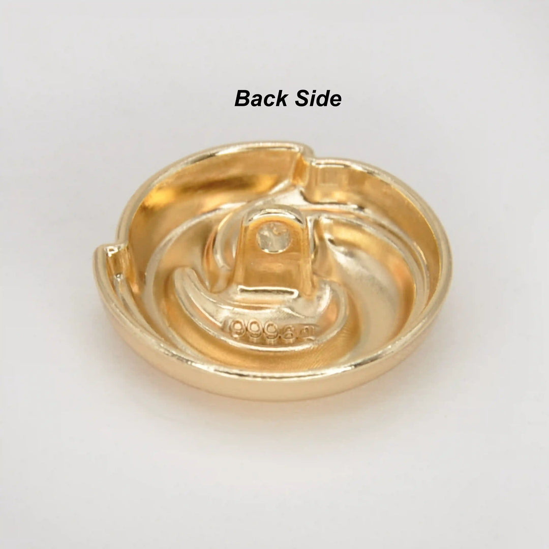 Spiral Metal Button | 15mm(24L) & 23mm(36L)
