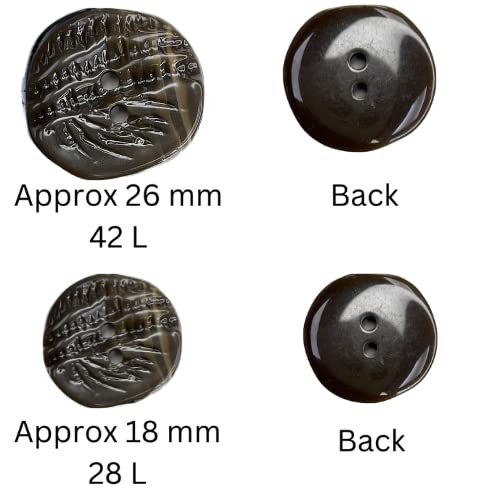 Organic Rock Design Pattern 2-Hole Buttons