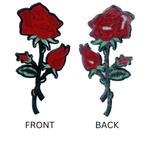 Rosy Embroidered Patch