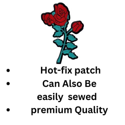 Crimson Trio Hot-Fix or Sew Patch