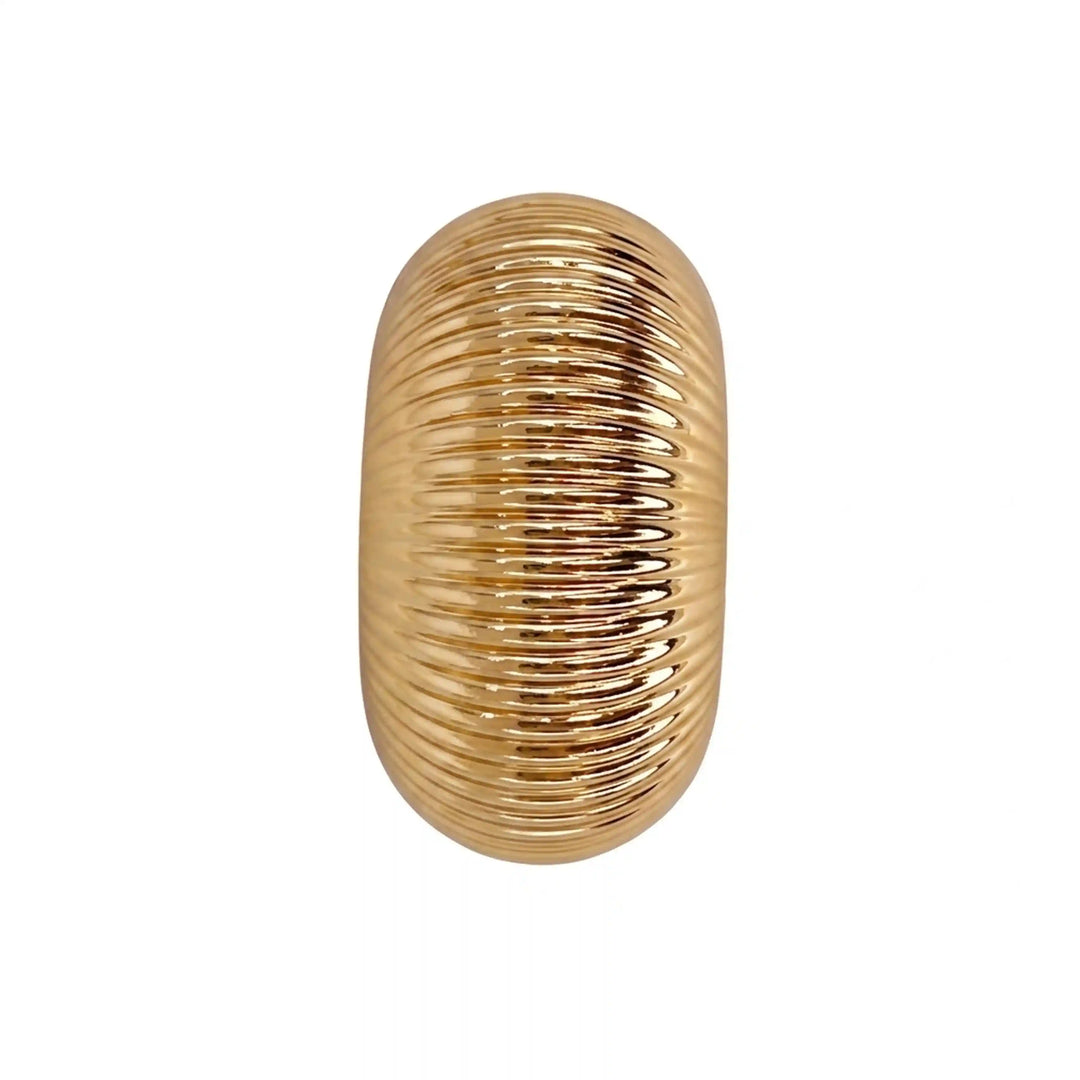 Ribbed Oval Slider Buckle