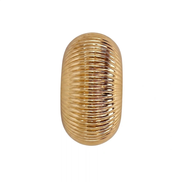 Ribbed Oval Slider Buckle