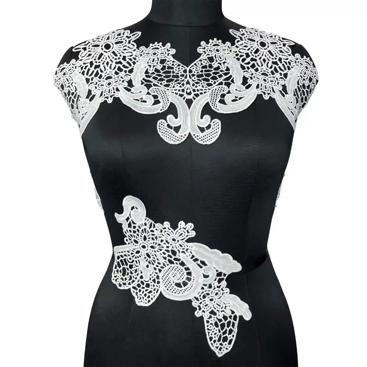 Floral Baroque Bodice Lace Yoke