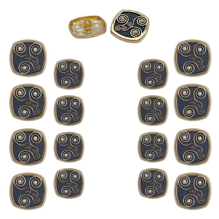 Decorative Pearl Apparel Metal Buttons