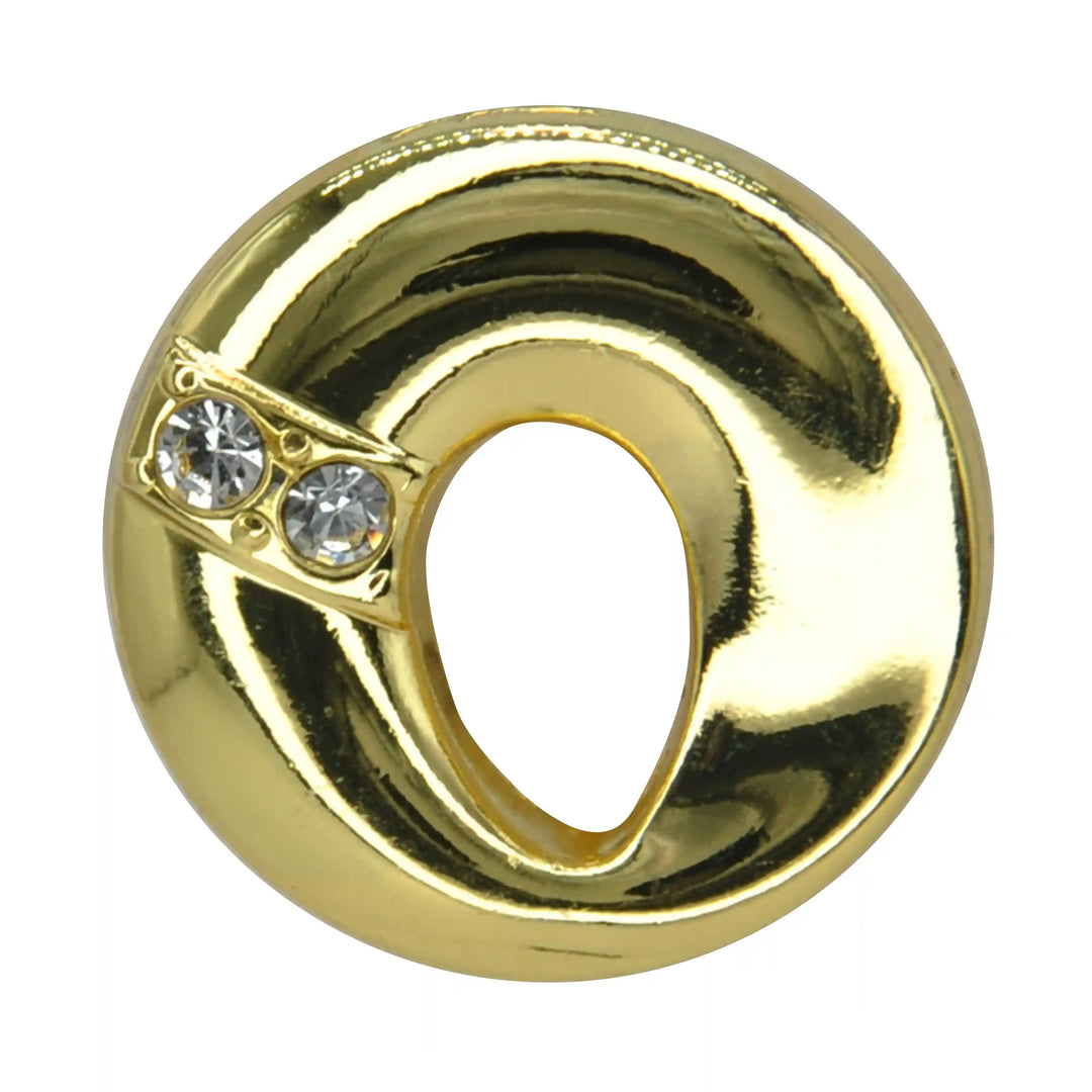 Slotted Metal Button | 23mm, 18mm & 15mm