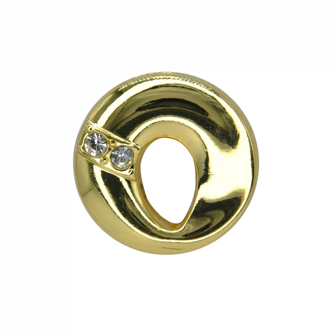 Slotted Metal Button | 23mm, 18mm & 15mm