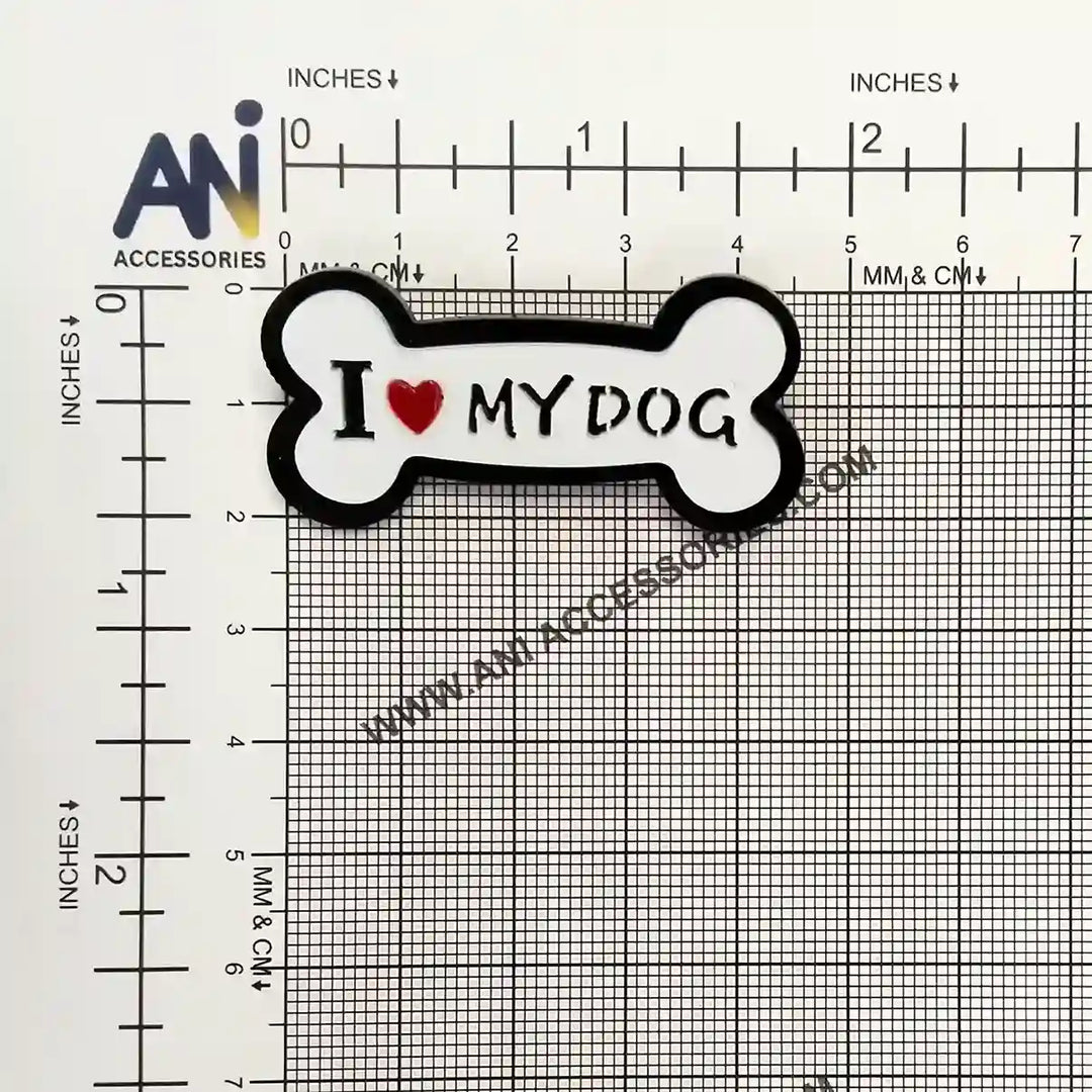 I Love My Dog Brooch Pins