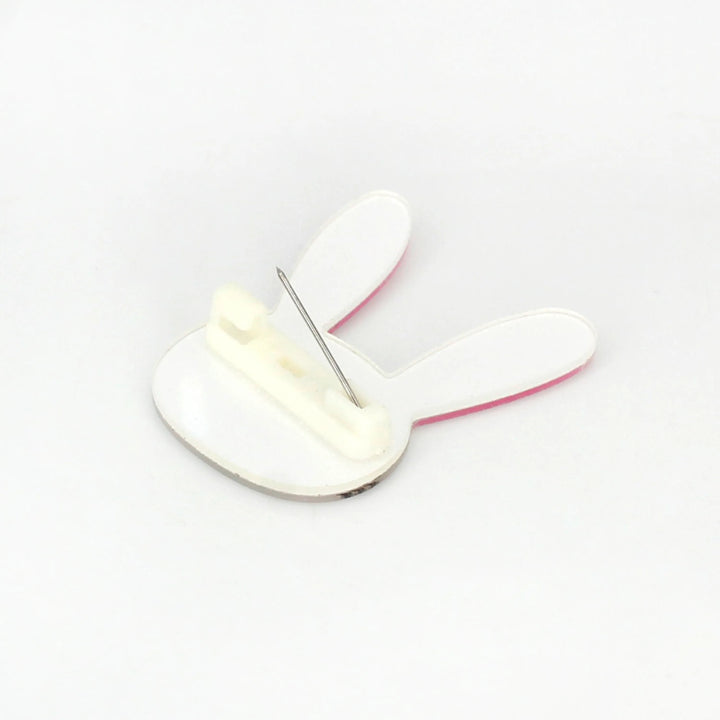 Acrylic Duel Bunny Brooch