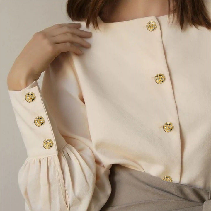 Spiral Metal Button | 15mm(24L) & 23mm(36L)