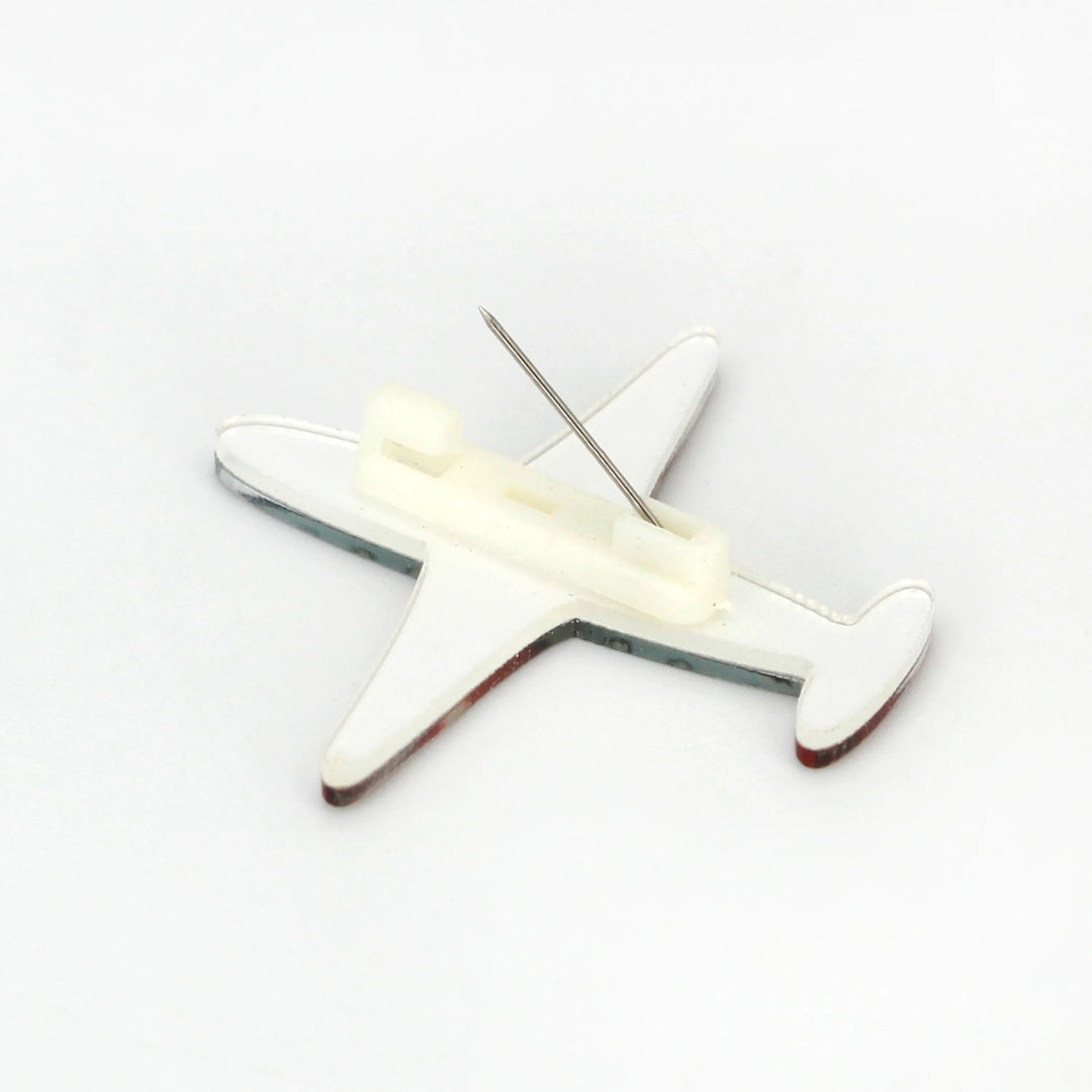 Aeroplane Brooch Pin