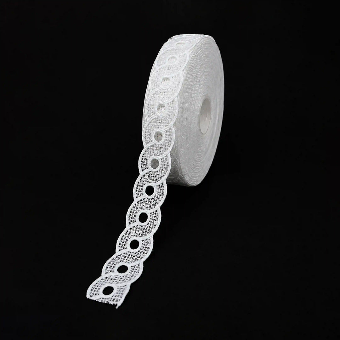 White Geometric Ring Border | SKU-K605