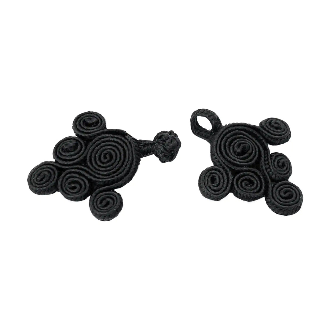 Floral Design Frog Closure Buttons