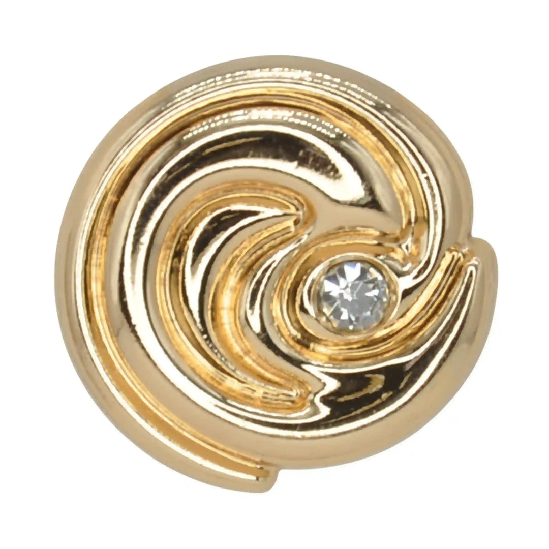 Spiral Metal Button | 15mm(24L) & 23mm(36L)