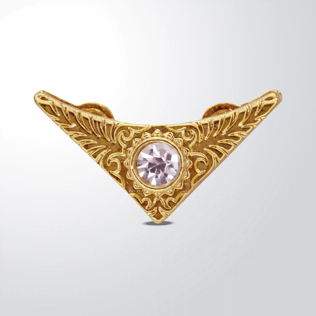 Crystal Center Style Collar Tip