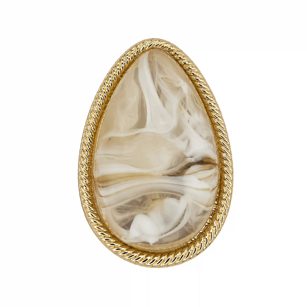 Teardrop Pear Shape Marvel Buckle