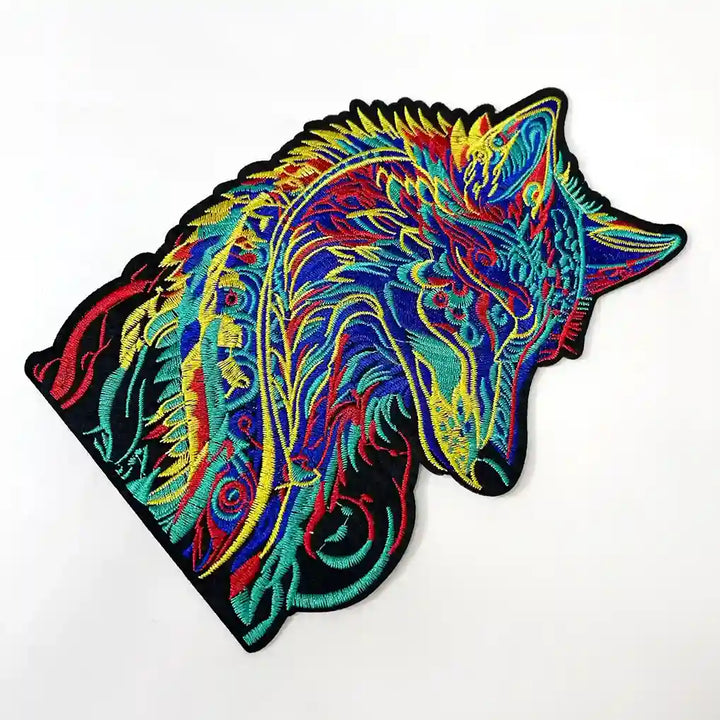 Multicolor Hotfix Wolf Patch