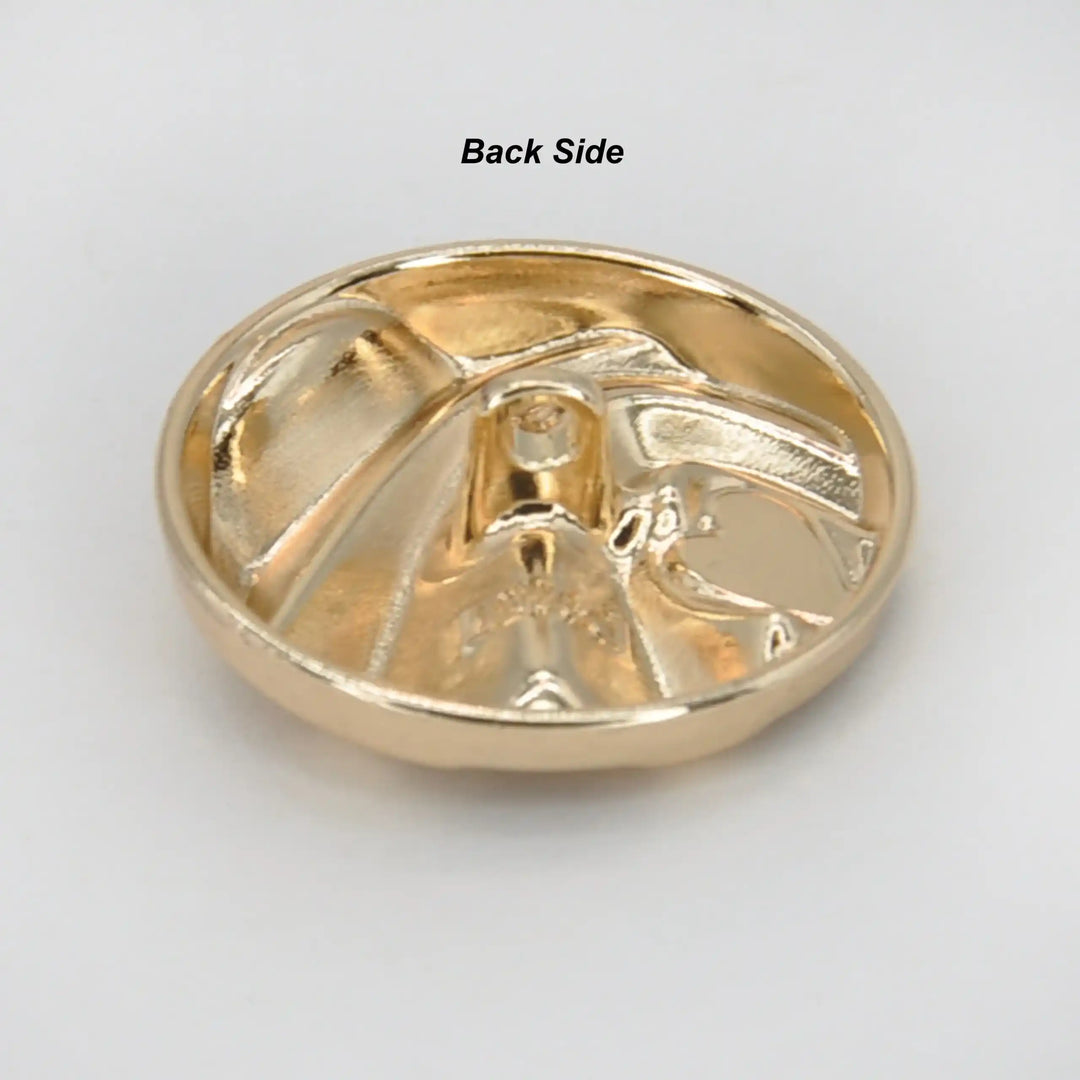 Abstract Wave Designed Metal Button | 18mm (28L), 20mm (32L) & 25mm (40L)