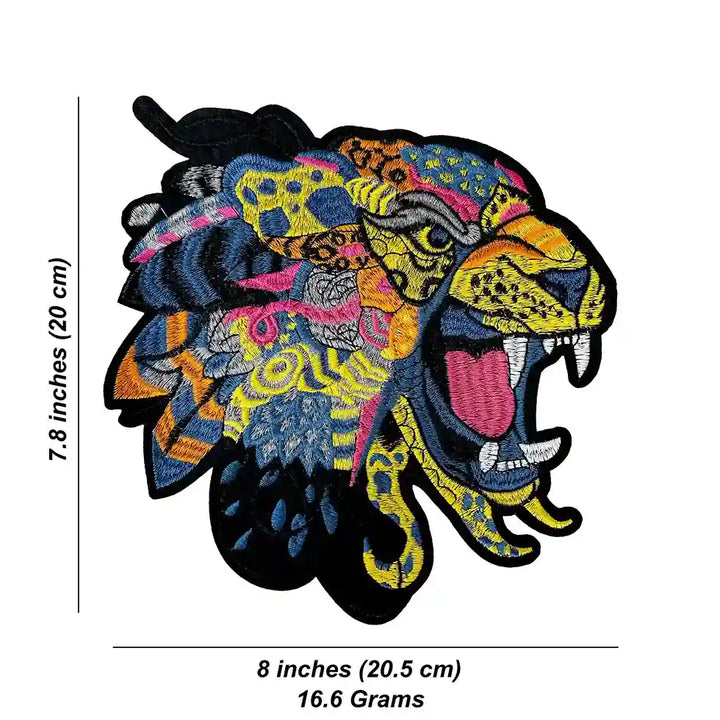 Psychedelic Jaguar Alebrije Patch