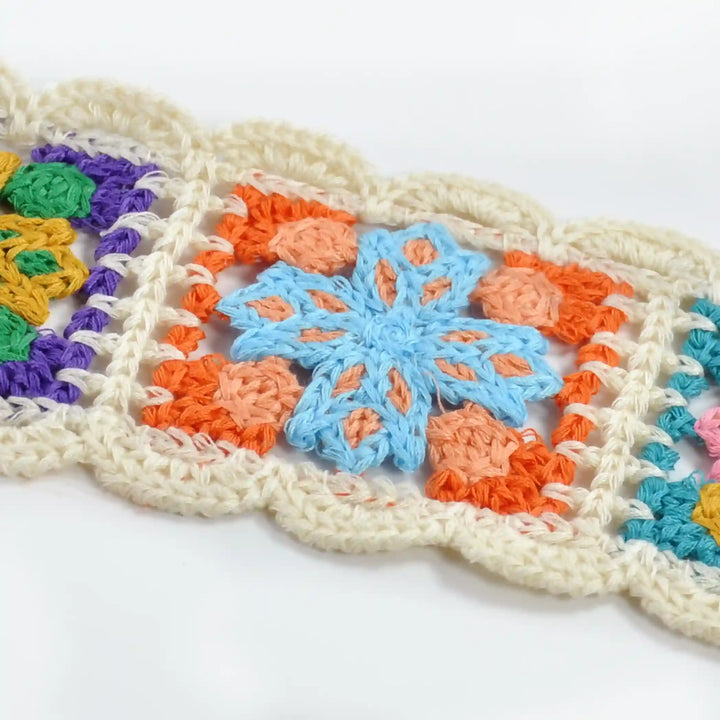 Boho design Crochet Floral Lace