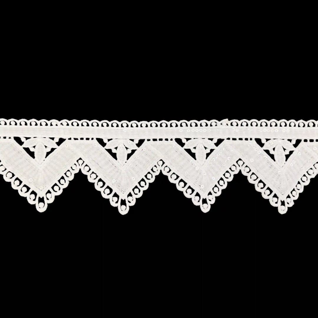 Point de France arrow lace Trim | 2 Meter