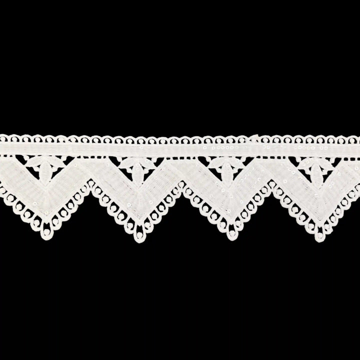 Point de France arrow lace Trim | 2 Meter