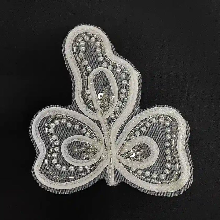 Luxury Beaded Symbolic Appliqué Patch