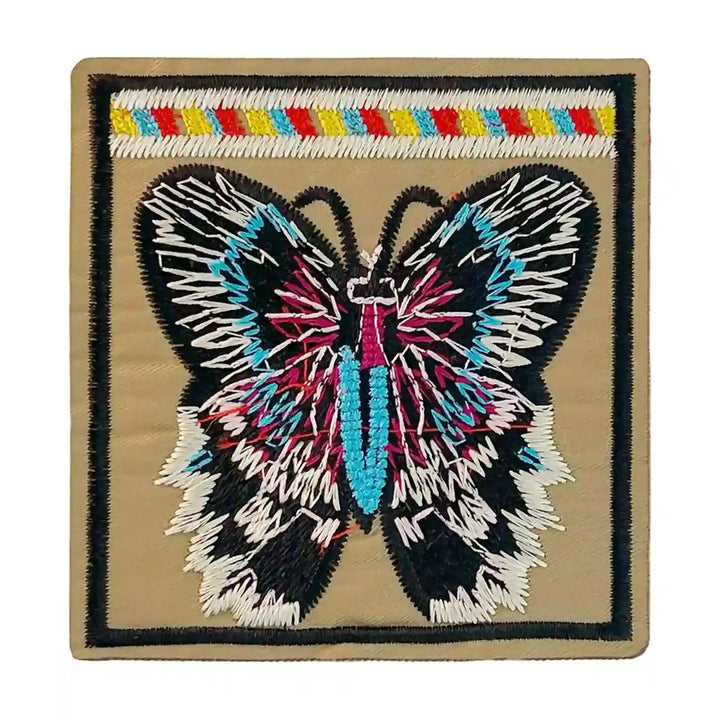 Embroidered Butterfly Patch