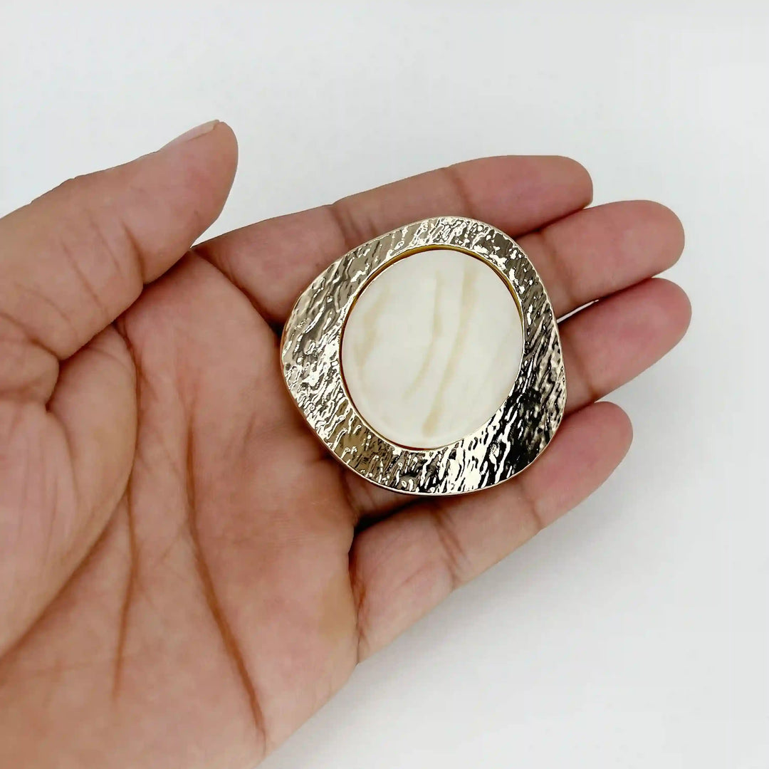 Modern Marbled Pebble Buckle