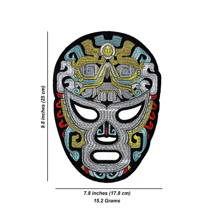 Lucha Libre Mayan Mask Hot-Fix Patch