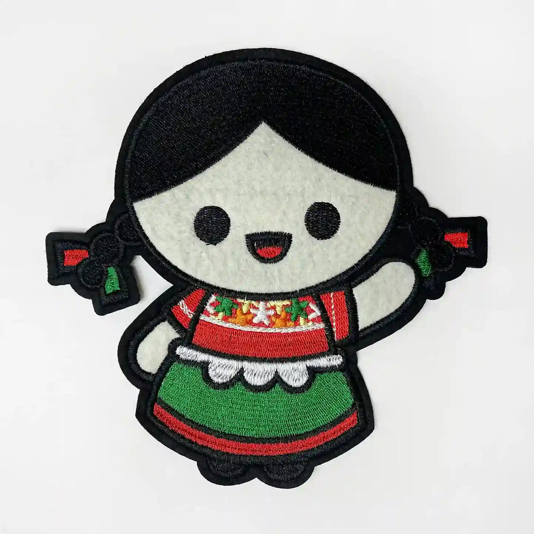 Handcrafted Heritage Maria Icon Hot-Fix Patch