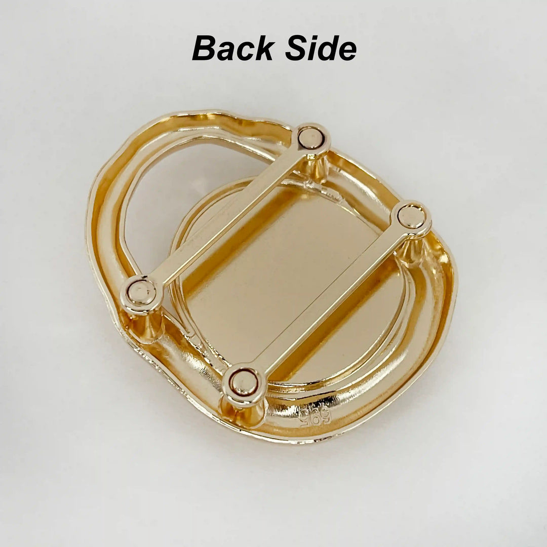 Molten Gold Marbled Buckle