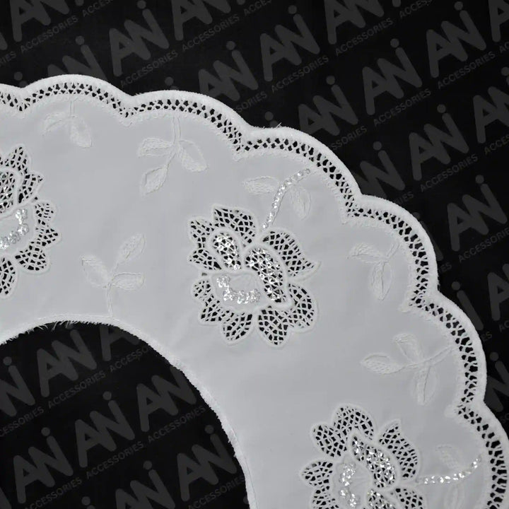 Ruffled Peter Pan Neck Collar