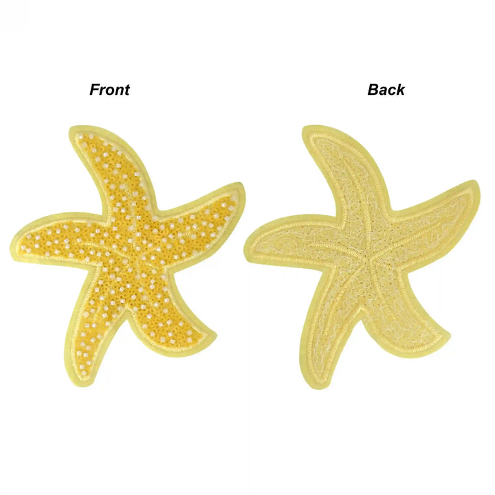 Sequins Star Fish Sew Patch