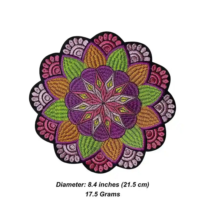 Multicolor Floral Style Hot-Fix Patch