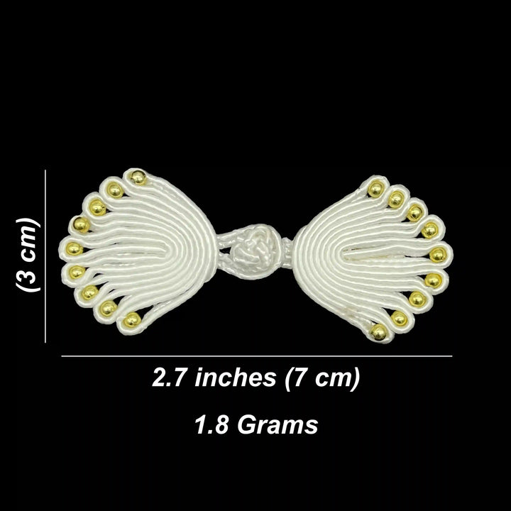 Bow Inspire Loop Frog Closure Buttons