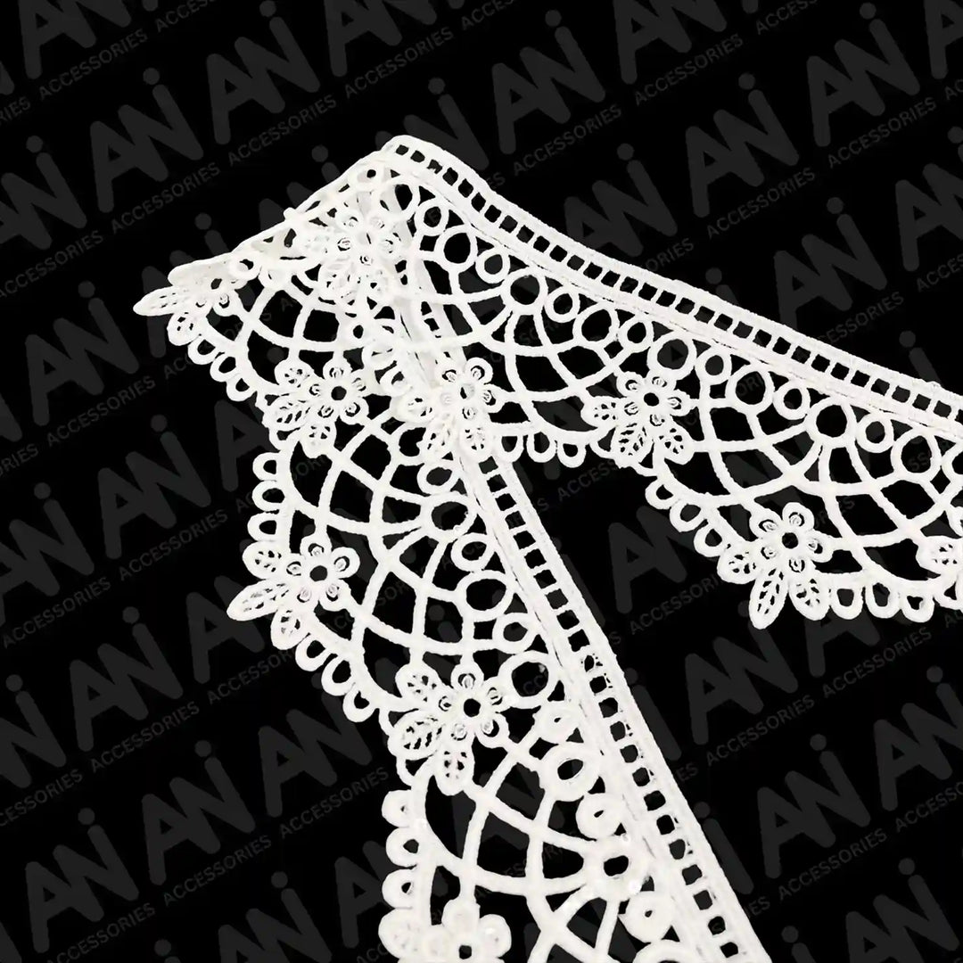 Classic ladder with Floral Brussels Sequence Lace | 2 Meter